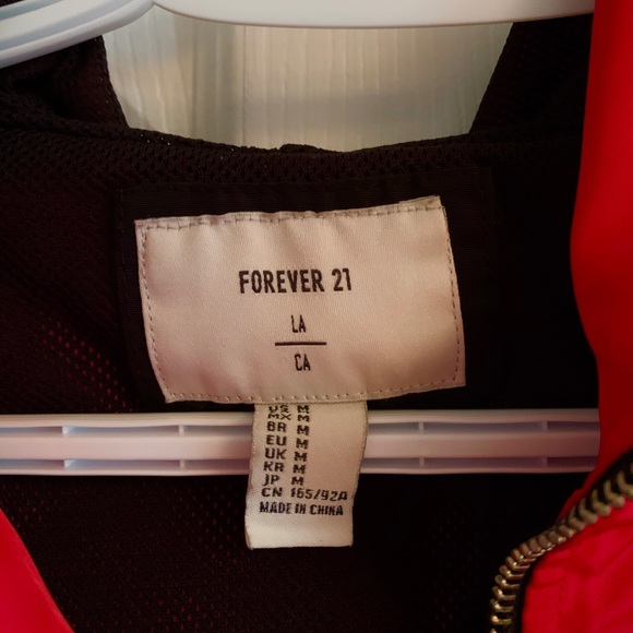 Red & Black Zip up Jacket - Picture 2 of 3